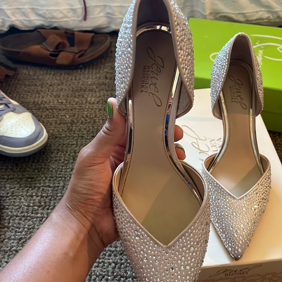 Jewel Badgley Mischika Stiletto Silver pump - Picture 5 of 7